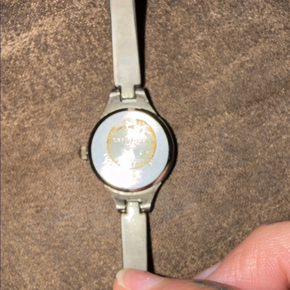 Silver Women's Analog Bangle Watch - Silver
